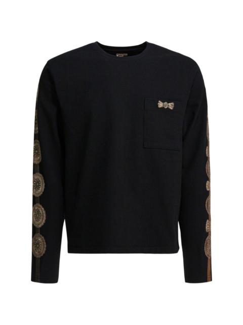 Kapital embellished-sleeves T-shirt