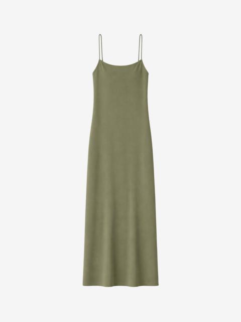 The Frankie Shop Keira Knit Midi Dress - Khaki Brown