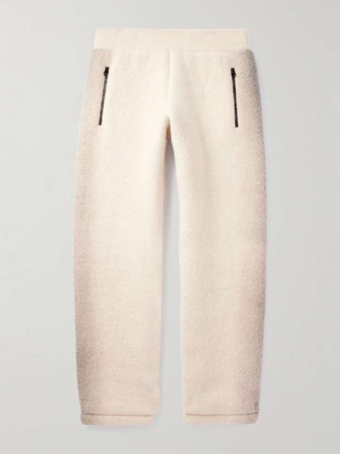 Straight-Leg Dégradé Cashmere-Fleece Sweatpants
