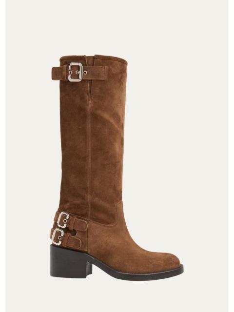 Chloé 65mm Dakota Suede Knee-High Boots