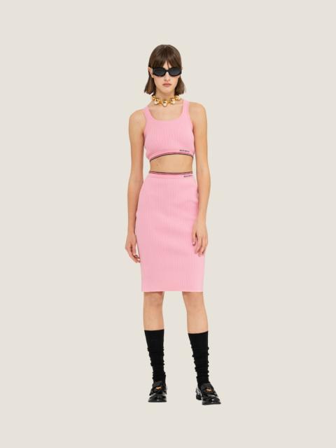 Miu Miu Sleeveless viscose top