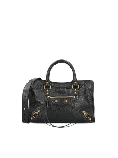 small Le City stud textured tote bag