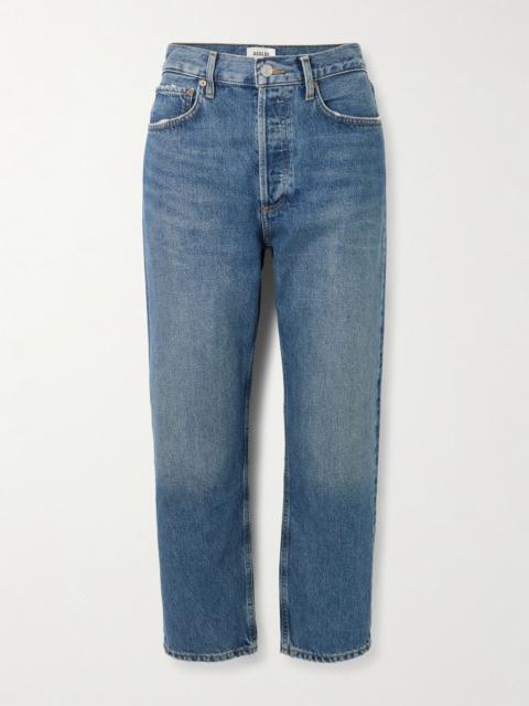 AGOLDE '90s Crop mid-rise straight-leg jeans Mid denim