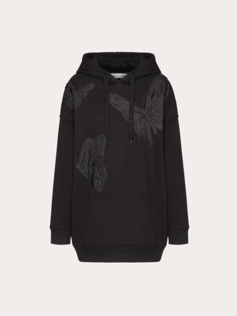 Valentino EMBROIDERED JERSEY SWEATSHIRT