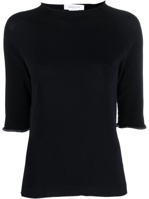 FABIANA FILIPPI round-neck cotton top
