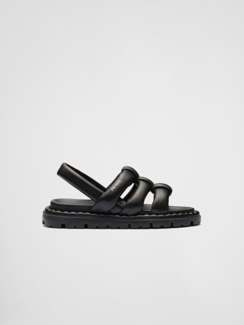 Prada Nappa leather sandals