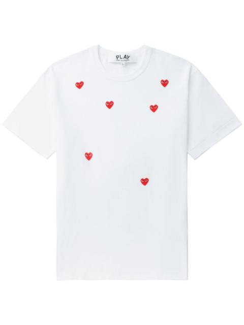 Scattered Hearts cotton T-shirt