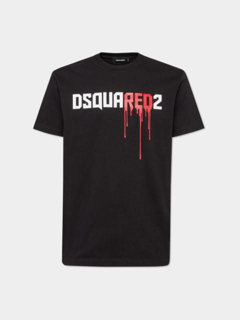DSQUARED2 BLOODY RED DSQUARED2 COOL FIT T-SHIRT