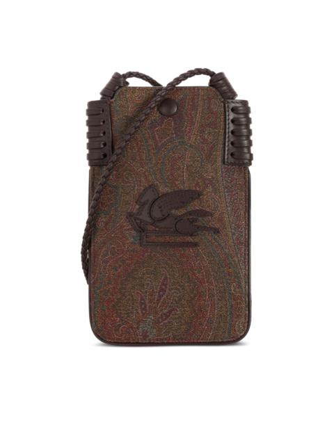 Etro paisley-pattern phone bag