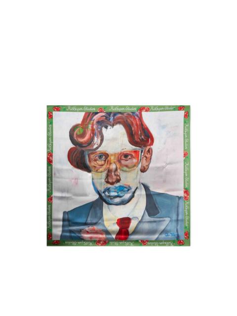 KidSuper Jack graphic-print silk scarf