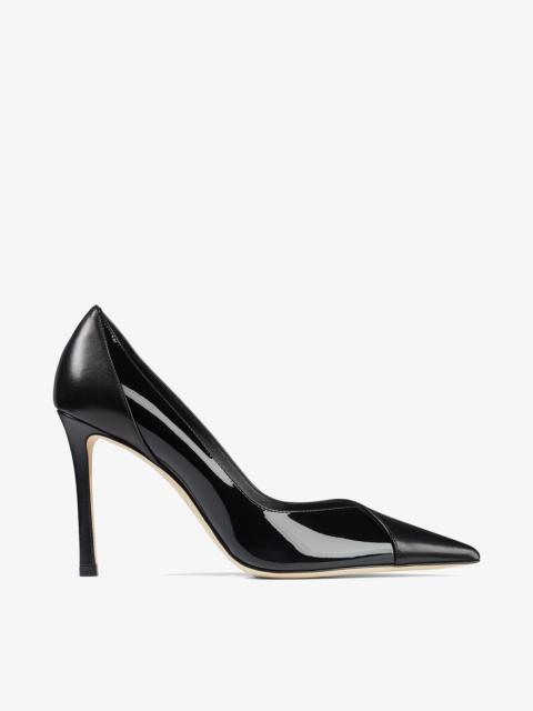 Cass 95
Black Nappa and Patent Leather Pumps