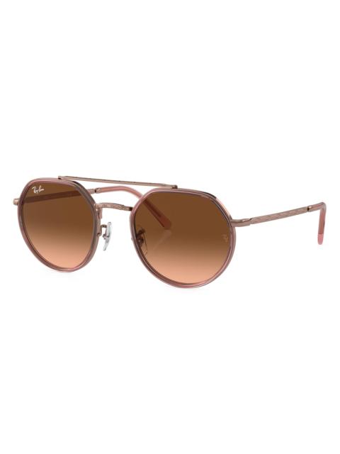 Ray-Ban Women's RB3765 53MM Aviator Sunglasses - Copper