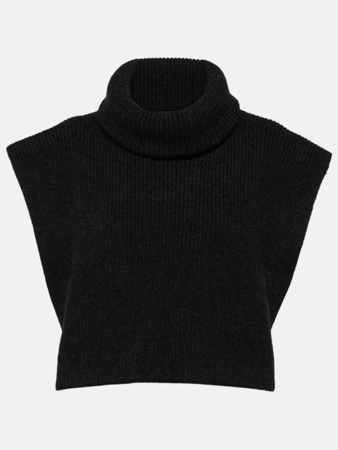The Row Emmit ribbed-knit cashmere collar