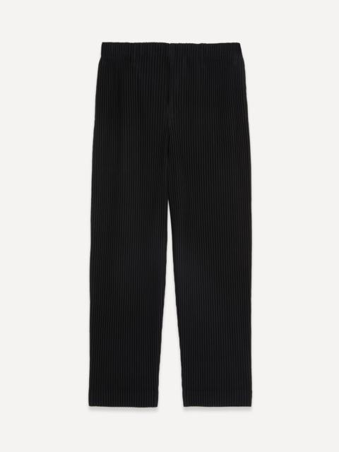 Pleated Straight Leg Trousers