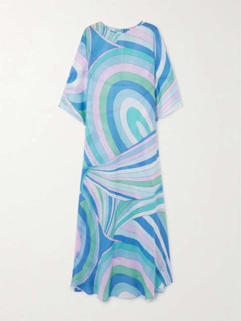 PUCCI Printed cotton-muslin kaftan