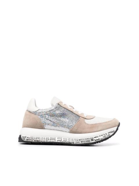 Moschino colour-block logo sneakers