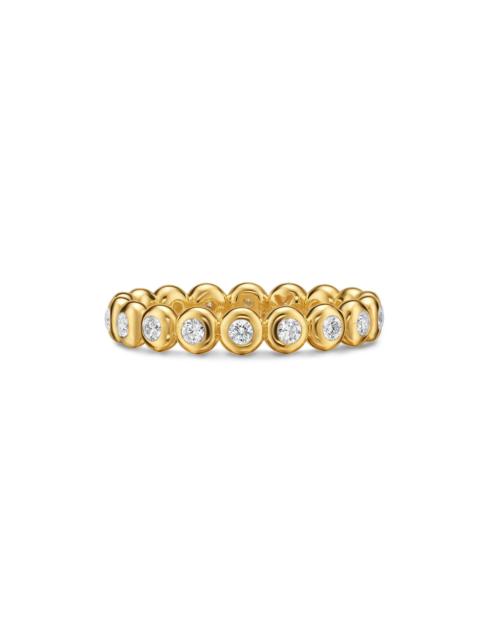 DAVID YURMAN Women's Bezel Set Band Ring in 18K Yellow Gold - Gold Diamond