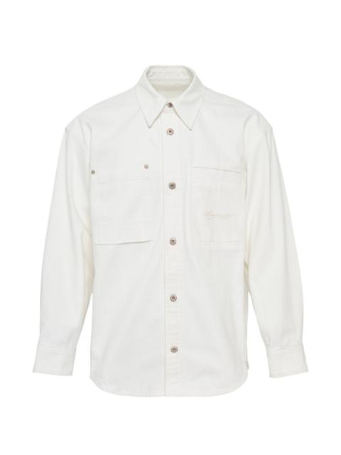 Wooyoungmi Shacket back floral-print jacket