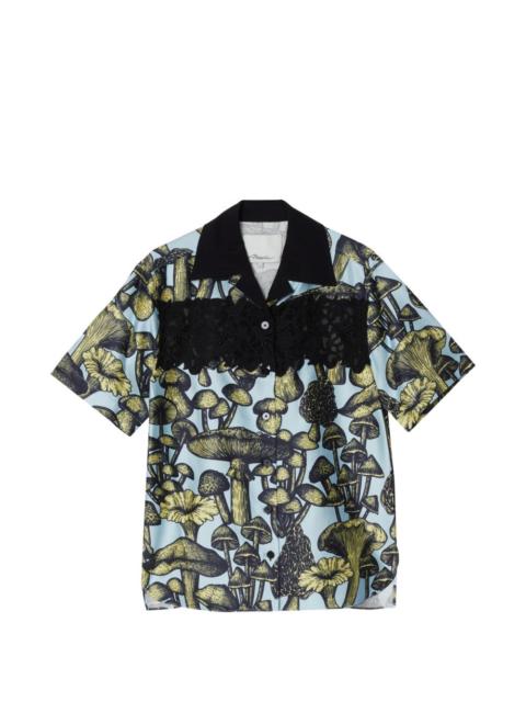 3.1 Phillip Lim Ethereal Mushroom Lace printed shirt