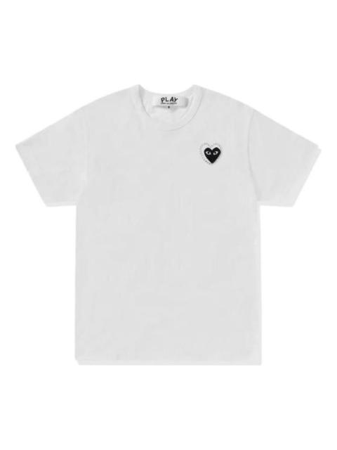 Comme des Garçons PLAY COMME des GARCONS PLAY SS25 Metalstone Heart T-Shirt 'White Black' AX-T802-051-1