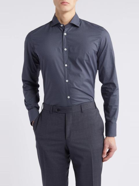 Micropattern Dress Shirt