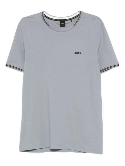 BOSS tipped-collar cotton t-shirt