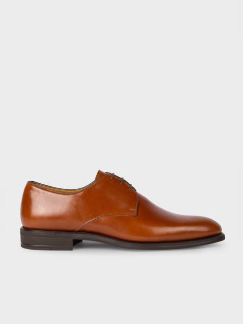 Paul Smith Tan Leather 'Bayard' Derby Shoes