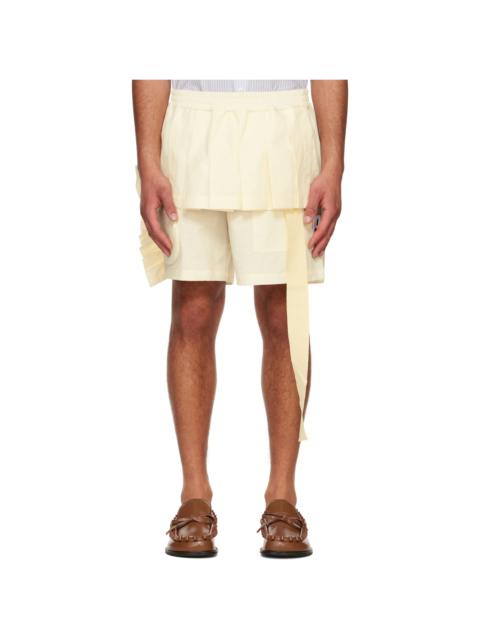 Walter Van Beirendonck Off-White Ringling Shorts