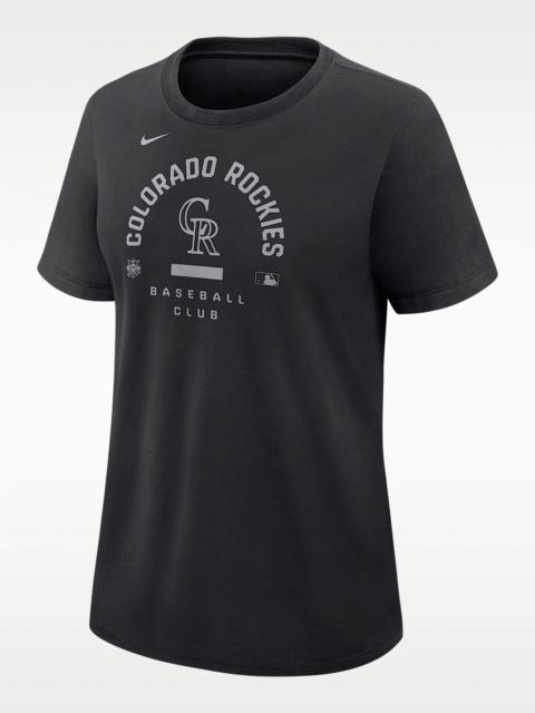 Nike Colorado Rockies Authentic Collection Early Work Women's Nike Dri-FIT MLB T-Shirt