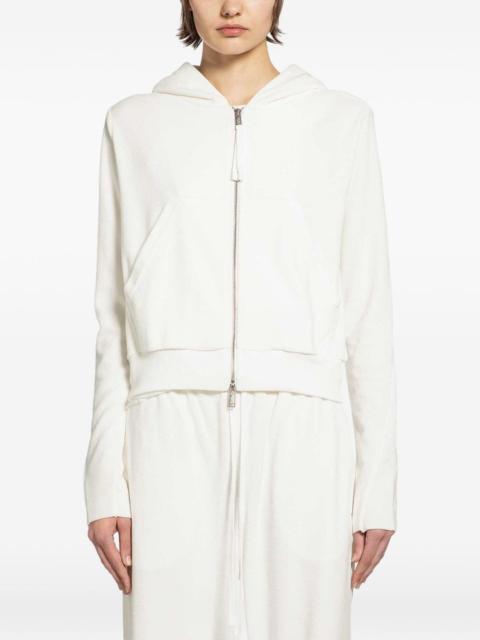 thom/krom Terry zip-up hoodie