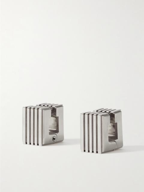 KHAITE Empire Small Silver-tone Hoop Earrings