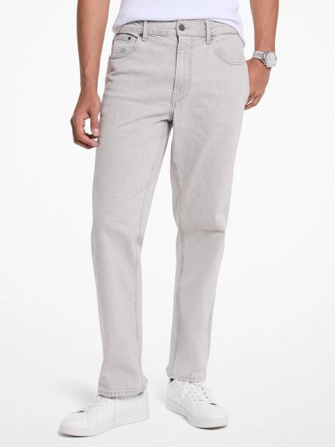MICHAEL KORS Finn Straight-Fit Stretch Denim Jeans