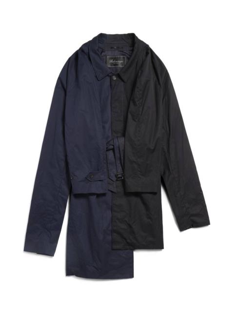 BALENCIAGA Women's Double Sleeve Carcoat in Black