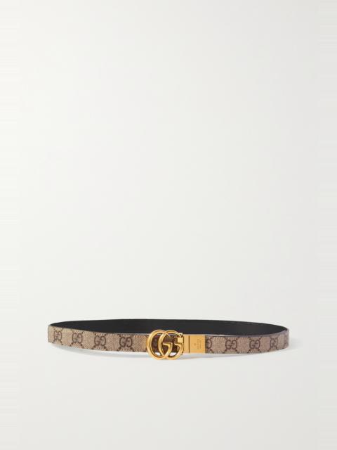 GUCCI Reversible leather belt