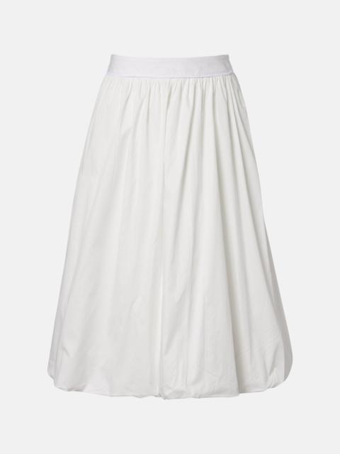 BANANHOT Alba cotton poplin midi skirt