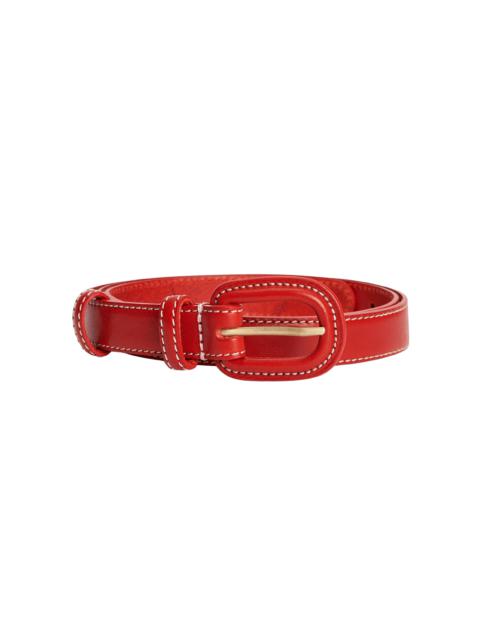 BY MALENE BIRGER Salio Leather Belt red