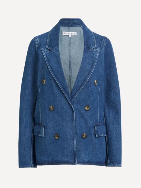 JW Anderson Tailored Denim Logo Patch Jacket