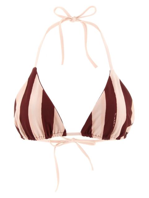 FENDI 'Pequin' Reversible Bikini Top