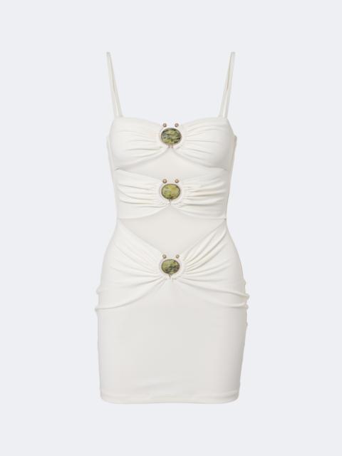 CHRISTOPHER ESBER Cutout embellished minidress