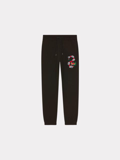 'Year of the Dragon' embroidered jogging bottoms