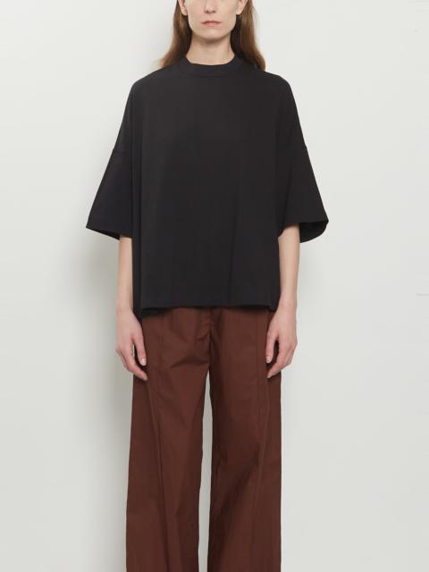 Plan C Cotton Jersey Short Sleeve T-Shirt — Black
