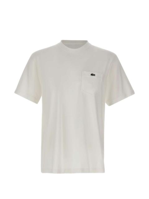 LACOSTE logo-patch T-shirt