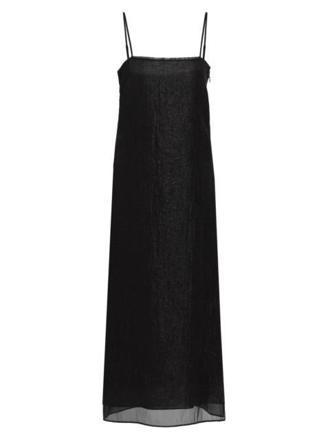 rag & bone Women's Suki Semi-Sheer Midi-Slipdress - Black