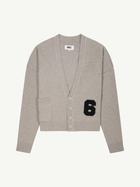MM6 Maison Margiela Logo cardigan