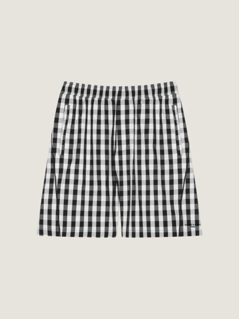 GINGHAM BERMUDA SHORTS IN COTTON