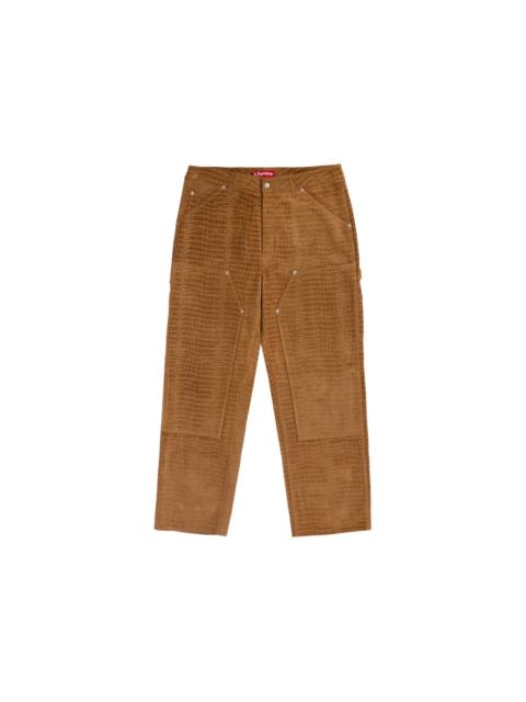 Supreme Supreme Suede Double Knee Painter Pant Croc