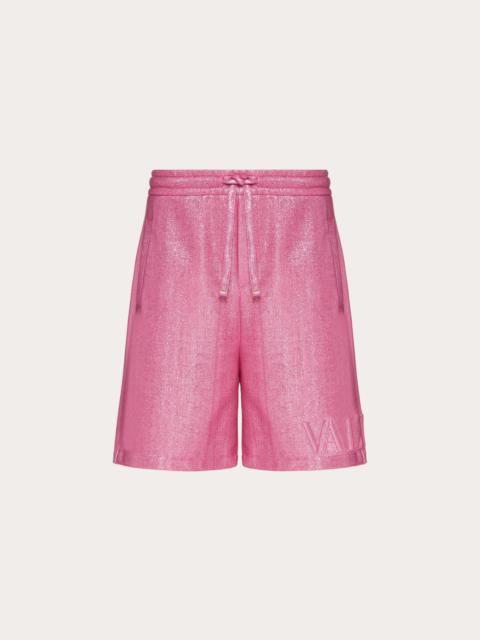 Valentino BERMUDA SHORTS WITH VALENTINO EMBOSSED