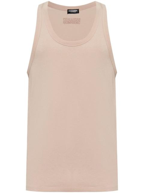 DSQUARED2 logo-embroidered tank top