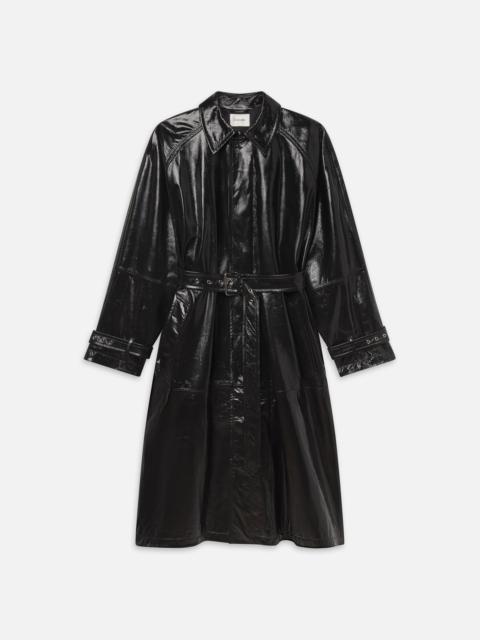 FRAME The Patent Leather Mac Coat