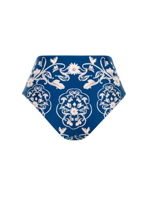 Agua by Agua Bendita Magenta Ribbons Bikini Bottoms multi